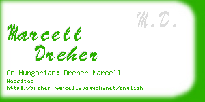 marcell dreher business card